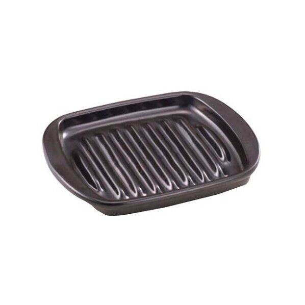 セラミックス こんがりプレート波型F-102P 5534830 小 61-6595-36 1点