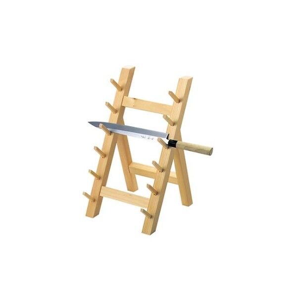 木製 庖丁掛け 6段(10301) 615300 61-6635-72 1点