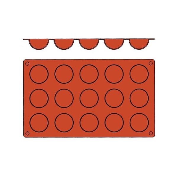 ガストロフレックス 半球型 S(1枚)2579.01 7384600 61-6687-91 1点