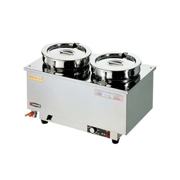 エイシン 18-8 電気ウォーマー タテ型 ES-4WT 869700 61-6710-98 1点