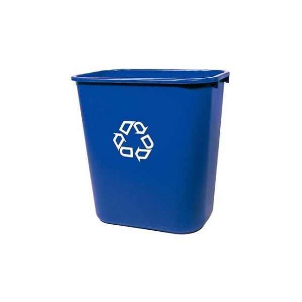 デスクサイド リサイクルコンテナー 2957-73 8544200 ダークブルー 39L 61-6745-93 1点