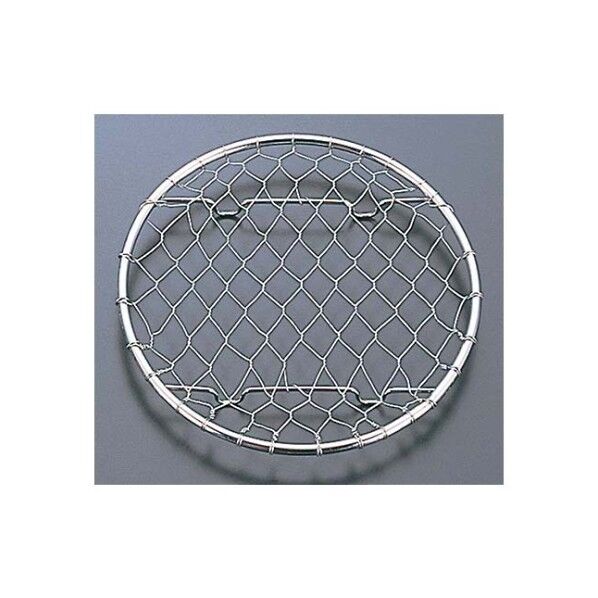 ステンレス 手編み 盛付網 丸(φ100) 8725300 61-6776-79 1点