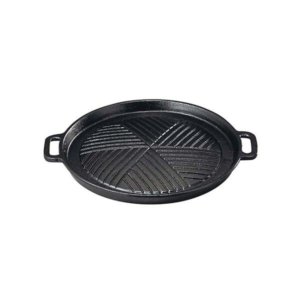 SN 電磁 ジンギスカン鍋 鉄製 5365620 29cm 61-6788-89 1点