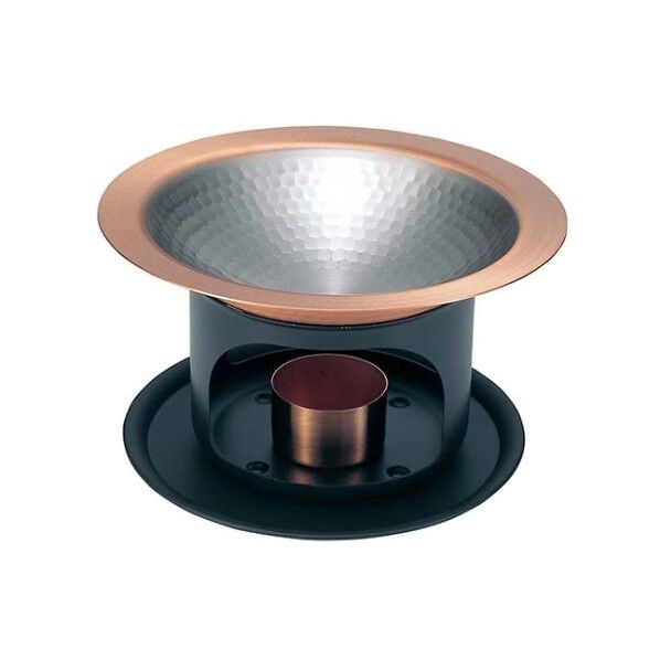 銅 器鍋スタンド付 1人用 S-5001 6085500 61-6785-13 1点