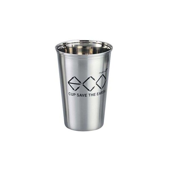 18-8ECOマイカップ 500cc(ポーチ付)ツヤ消し 7619240 61-6799-41 1点