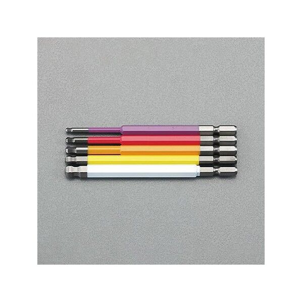 [Ball Hexagon]ドライバービット 5本組/3-8mm EA611BP-200 64-7881-17 1点