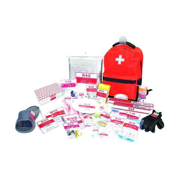 山善 防災セット 防災バッグ30(災害対策30点セット)_34530