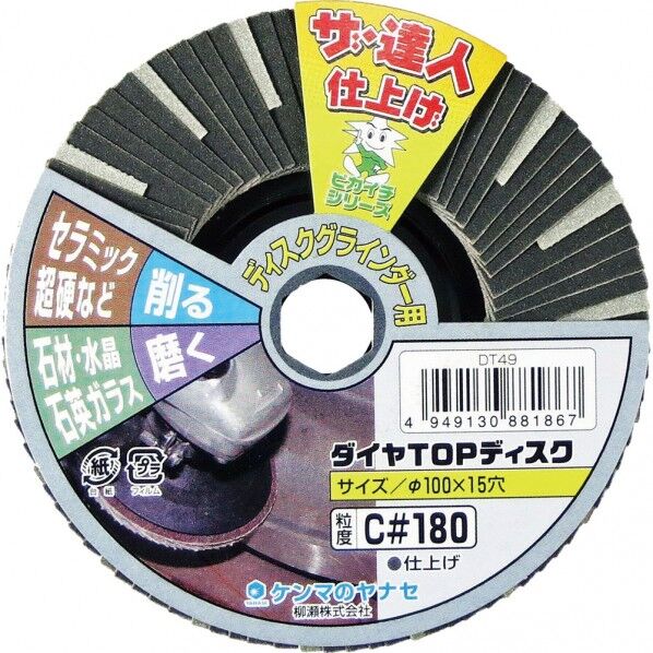 ダイヤTOPディスク #100 100X15mm DT46 1