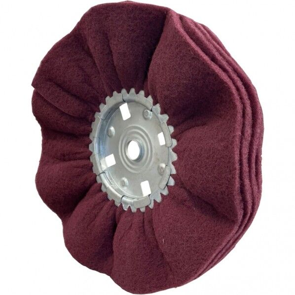 ユニロンサテンバフ(Eタイプ) 外径φ200 穴径25.4mm 粒度120 NSTB-E2007 1個...