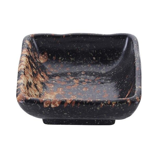 和食器コレクション 黒備前 正角千代口 8181200 63-7196-32 1点