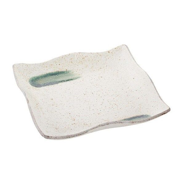 和食器コレクション 筆織部 正角和皿 8181110 18cm 63-7196-23 1点