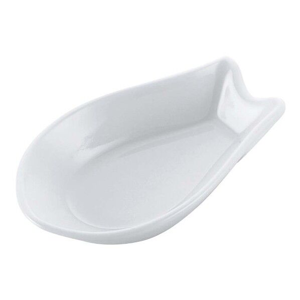 磁器 白 レンゲ受台 8179970 63-7195-37 1点