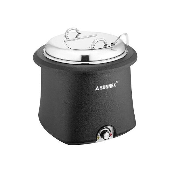 SX 電気式スープウォーマー E07-1001 ステンレス蓋仕様 10L 8929700 63-7138-44 1点