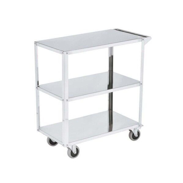 EBM ステンレス サービスワゴン 3段 SW900 8872900 63-7224-86 1点