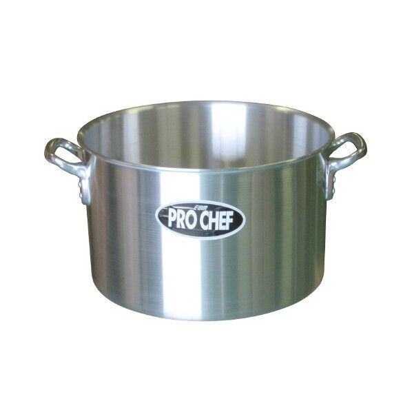 EBM アルミ プロシェフ 半寸胴鍋 蓋無 8870810 45cm 63-7099-38 1点