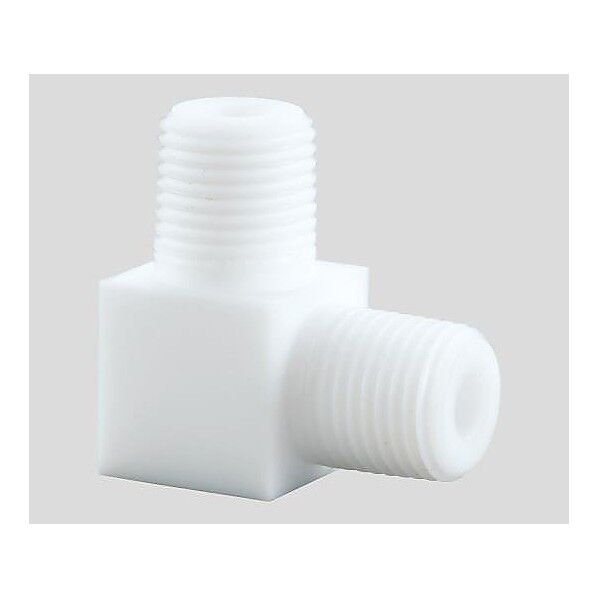 アズフロン(R)ニップル エルボータイプ(L字) 同径 R1/8×1/8 2-728-01 1