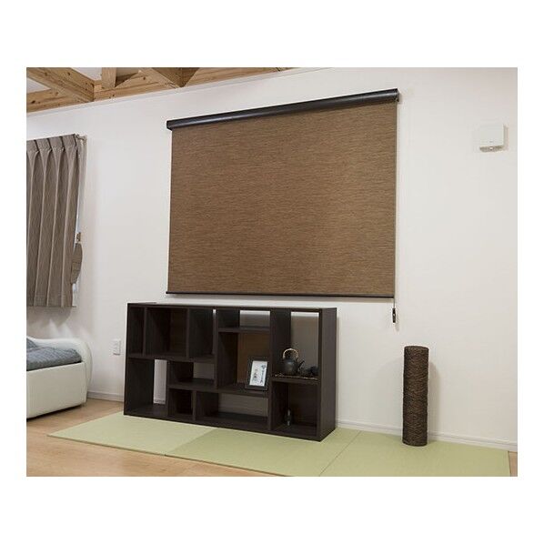 ロールスクリーン 幅45cm×高さ135cm 天然調ブラウン L3542 64-0914-36 1点