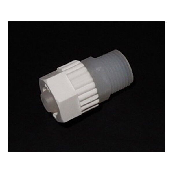 PVDF R3/8オスネジ付きチューブロックアダプター 10×12mm TE2180412 64-5267-09 1点