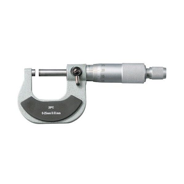 標準外側マイクロメーター 校正証明書付 SOM025 4-577-01-20 1点