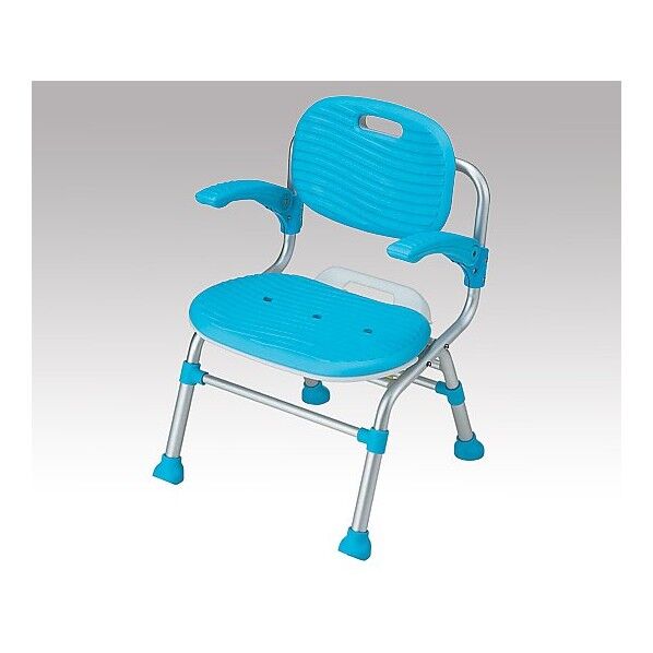 折りたたみシャワーチェア (背･肘掛け付き) SC01 8-4728-03 1点