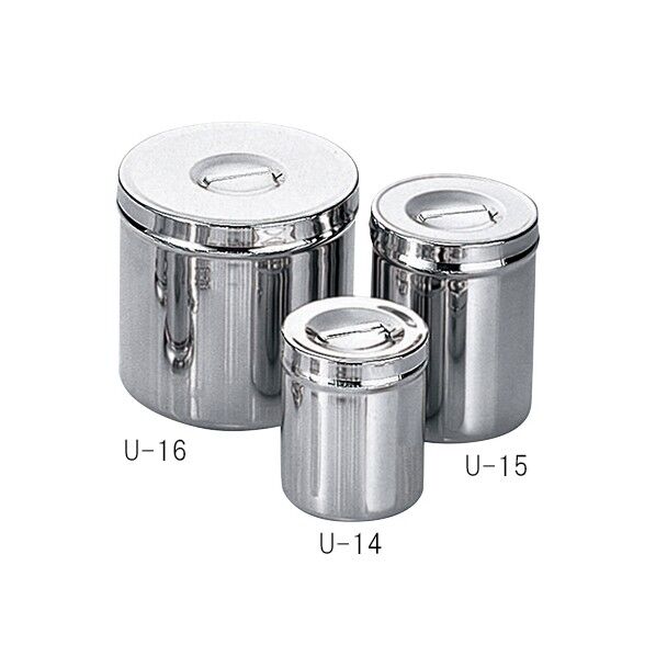 湿布缶 105×130mm U-14 0-1710-02 1点