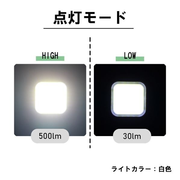 iHelp ミニライト単機能充電 四角 BPLM-09 1個