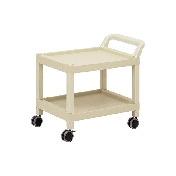モバイルカート(角柱タイプ) 2段 690×435×620 3-6498-01 1