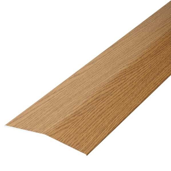 敷居ヘの字押え アルミ製 穴無 1.00M PVCフィルムコート