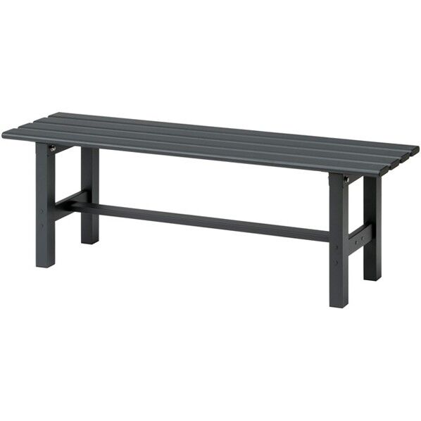 タカショー アルミ縁台 120cm チャコールグレー JAB-12GN 1台...