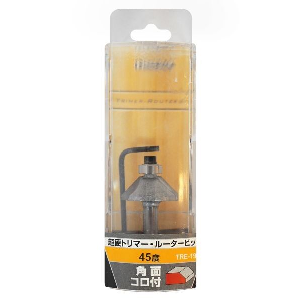 超硬角面 6軸45度 TRE-19 1個