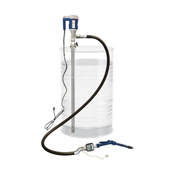 電動式ドラム缶用ポンプ(流量計付)