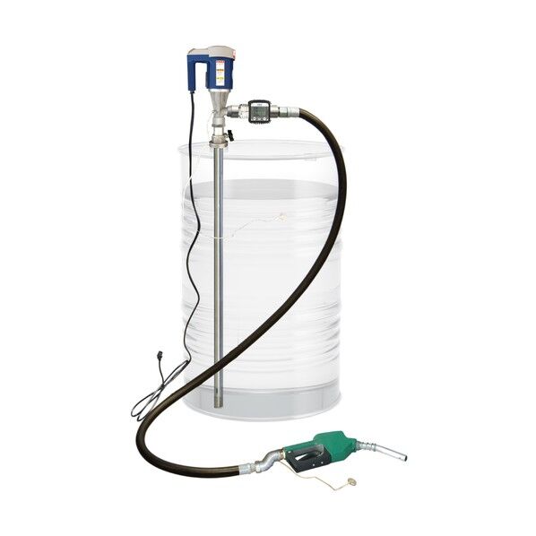 電動式ドラム缶用ポンプ(オートストップ.本体側流量計付)