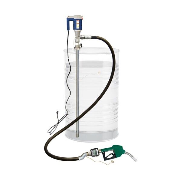 電動式ドラム缶用ポンプ(オートストップ.手元流量計付)