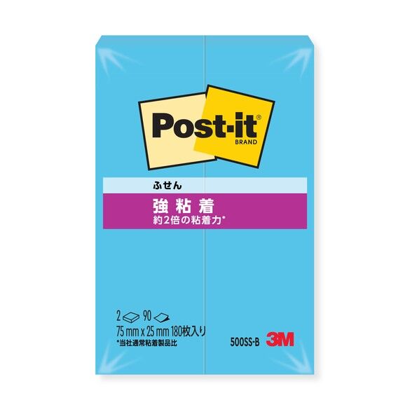 ポストイット強粘着 500SS-B 180枚