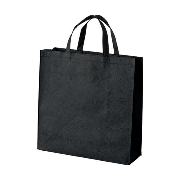 871055不織布手提げバッグ小 ブラック B450J-BK 10枚