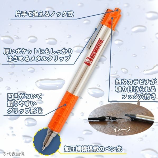 BIGMAN ゼブラ建築用ボールペン 黒 BMZE-01B 1個