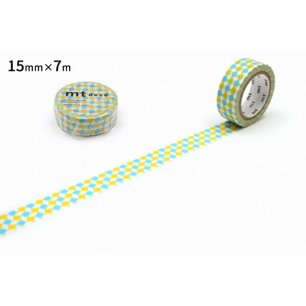 カモ井(カモイ) mt 1P スクエア・イエロー 15mm×7m MT01D178R 1個