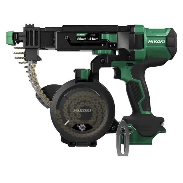 HiKOKI(ハイコーキ) 18V 充電式 連結ねじドライバ 本体のみ(電池・充電器別売) ねじ長さ 25~41mm アグレッシブグリーン WF1804DA (NN) 1台