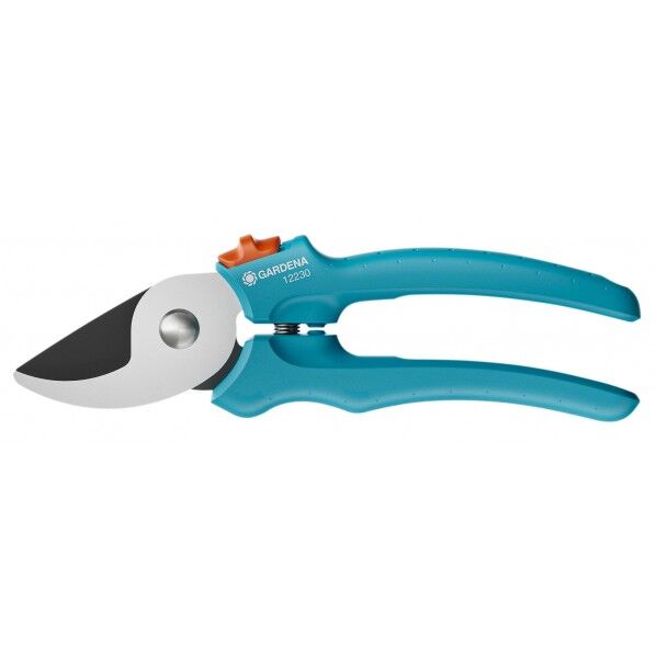 GARDENA 剪定ばさみ (直径20mm対応) バイパス型 EasyCut ターコイズブルー/シルバー/オレンジ 12230-20 1点