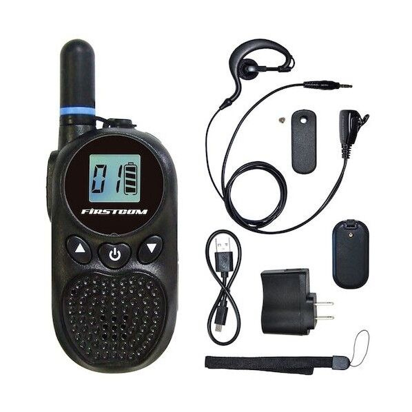 日本製 超小型・特定小電力トランシーバー(ブラック) FC-B203BK(W) 1点