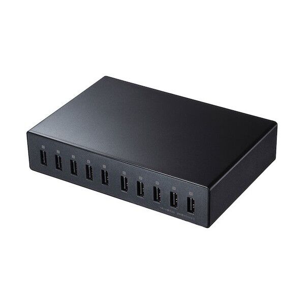 USB充電器(10ポート・合計20A・高耐久タイプ)