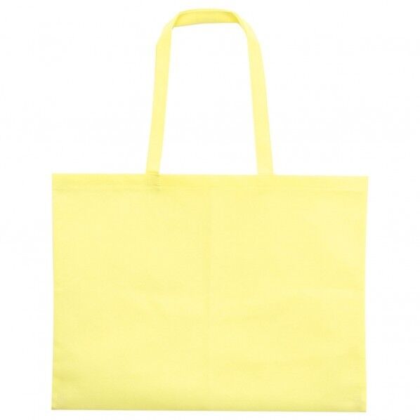 カラー不織布バッグ 薄黄