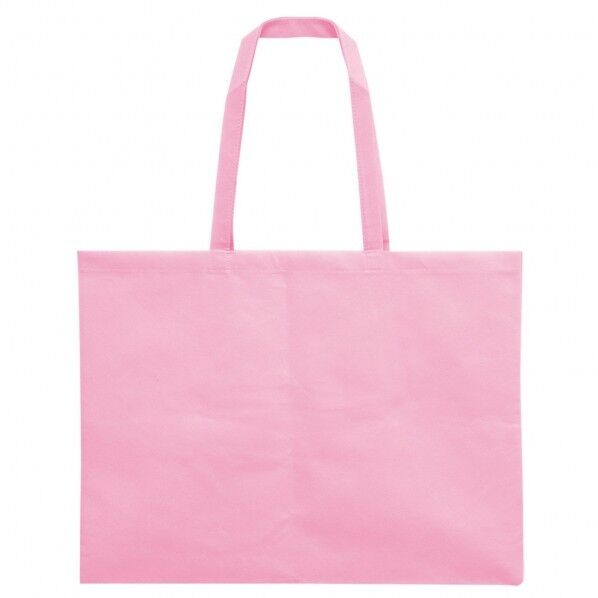カラー不織布バッグ 薄桃