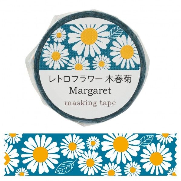 マスキングテープ レトロフラワー 木春菊
