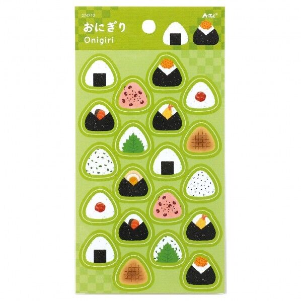 シートシール にほんのたべもの おにぎり