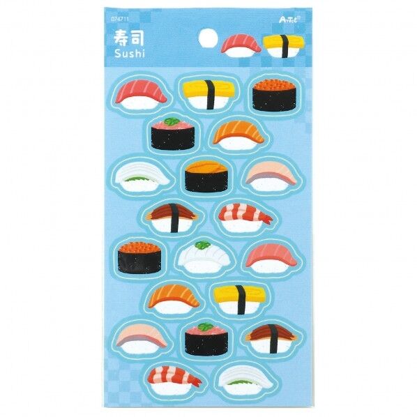 シートシール にほんのたべもの おすし