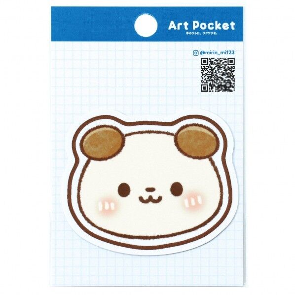 アートホﾟケットステッカー にこにこちゃちゃ