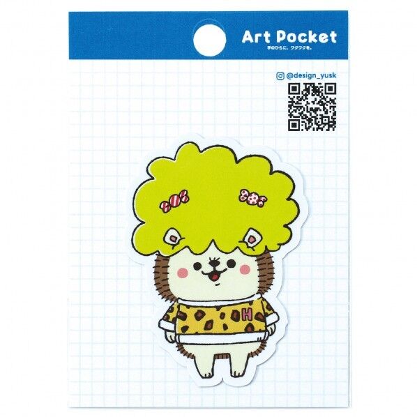 アートポケットステッカー おばハリちゃん(通常ver)