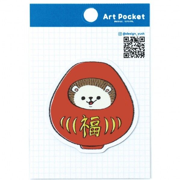 アートホﾟケットステッカー ハリタﾞルマ(赤ver)