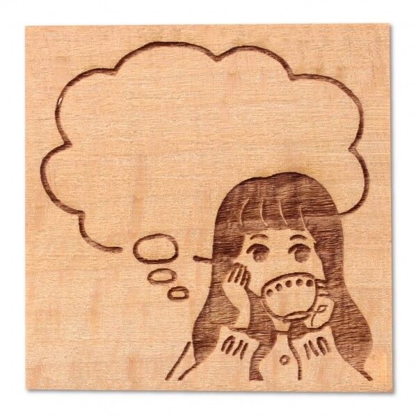 木柄スタンプ30 ガールズライフ コーヒーブレイク